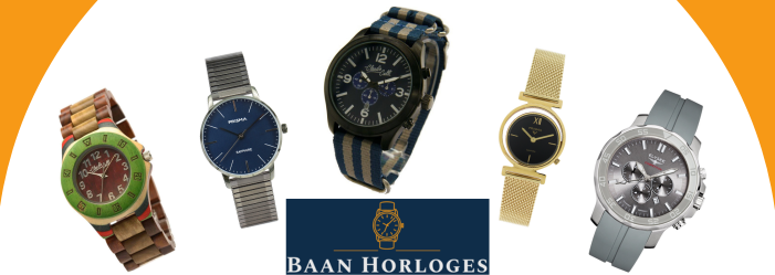 Horloges met verschillende soorten bandjes