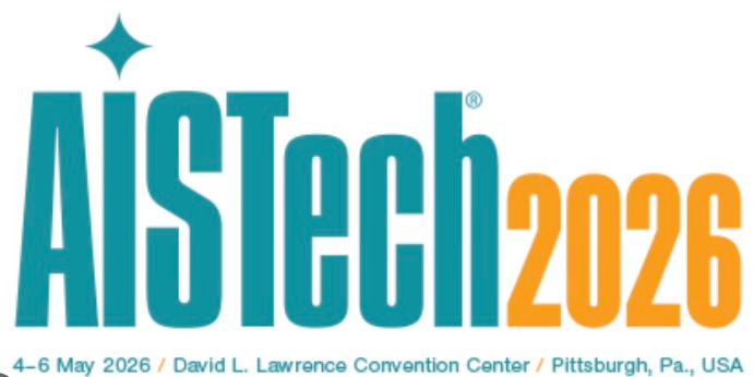 AiSTech 2026 logo. Teal text with gold numbers. Conference dates and location in small print.