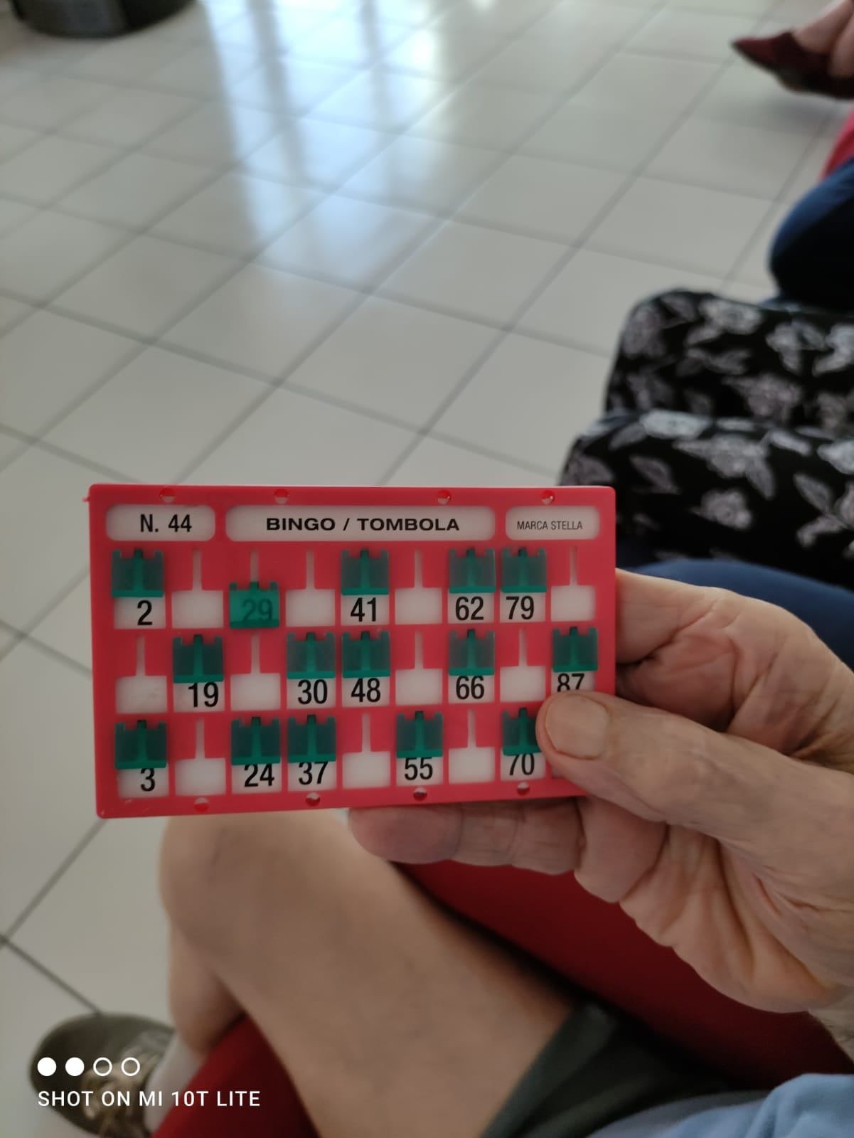 Cartella della tombola