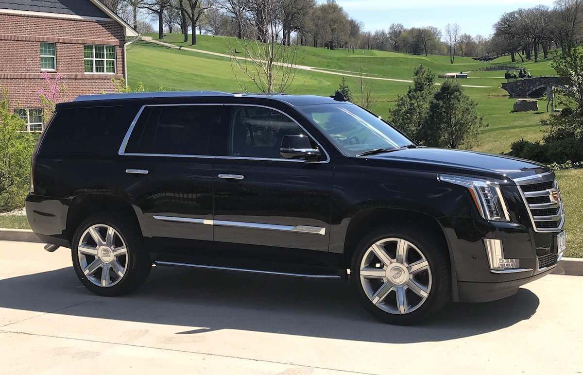 Cadillac Escalade SUV airport transportation Los Angeles
