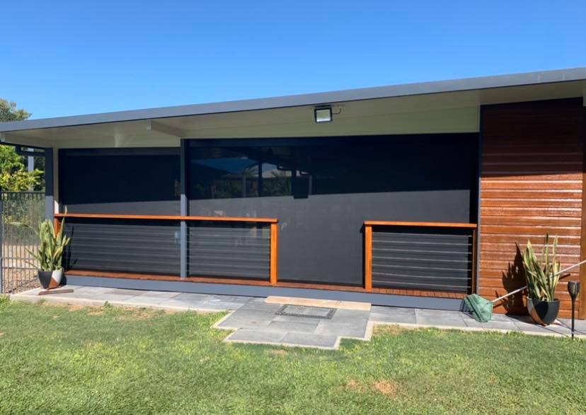Straight Drop Awnings — Window Coverings in Currajong, QLD