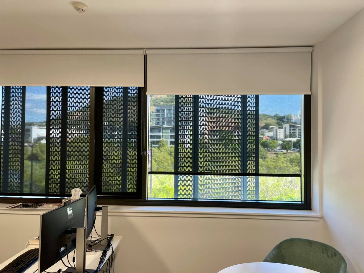 Roller Blinds — Window Coverings in Currajong, QLD