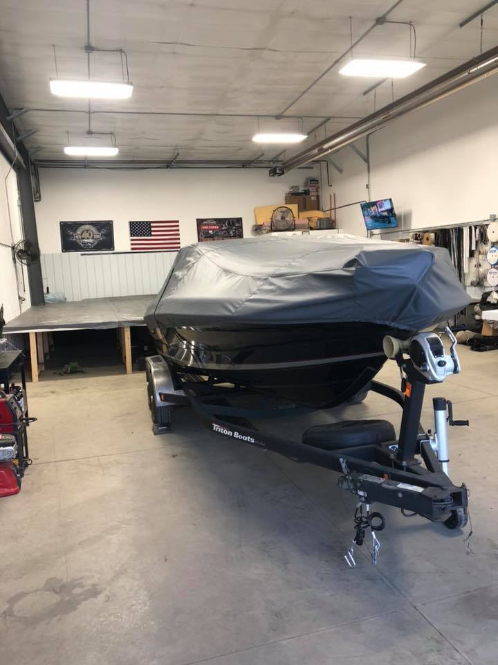 Motorboat Cover Tarp — Bismarck, ND — Outlaw Tarp Repair