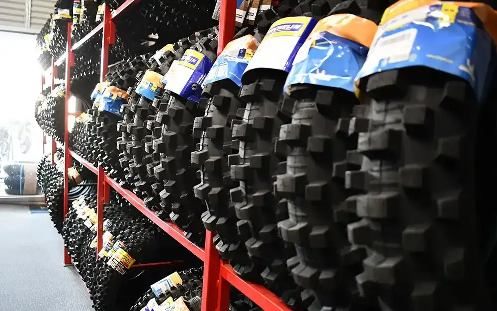 New motorcycle tyres fitted at Ballarat City Motorcycles