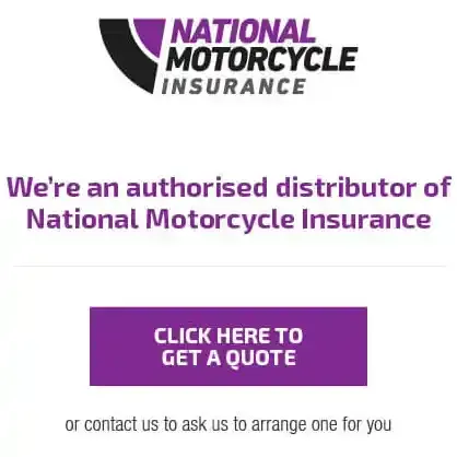 Authorised distributor of National Motorcycle Insurance