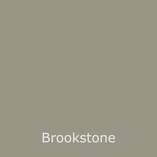 A solid, muted taupe-gray color swatch labeled with the text
