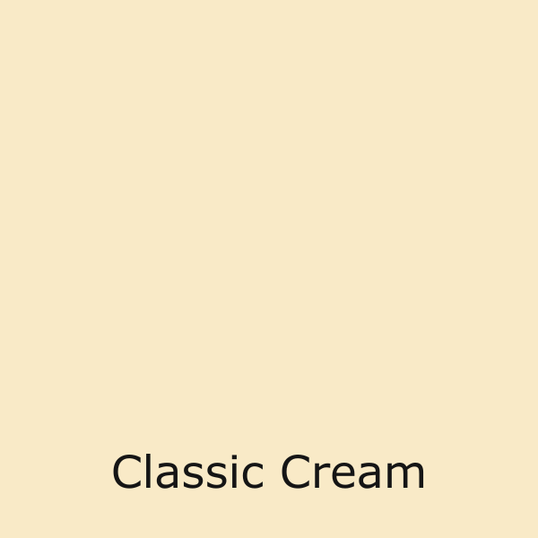 A square swatch of a light, warm cream-colored background with the text