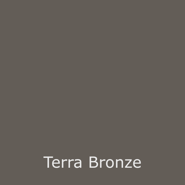 A solid dark gray-brown color swatch labeled