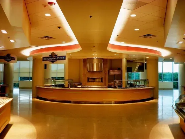 A restaurant with a sign that says ' buffet ' on it