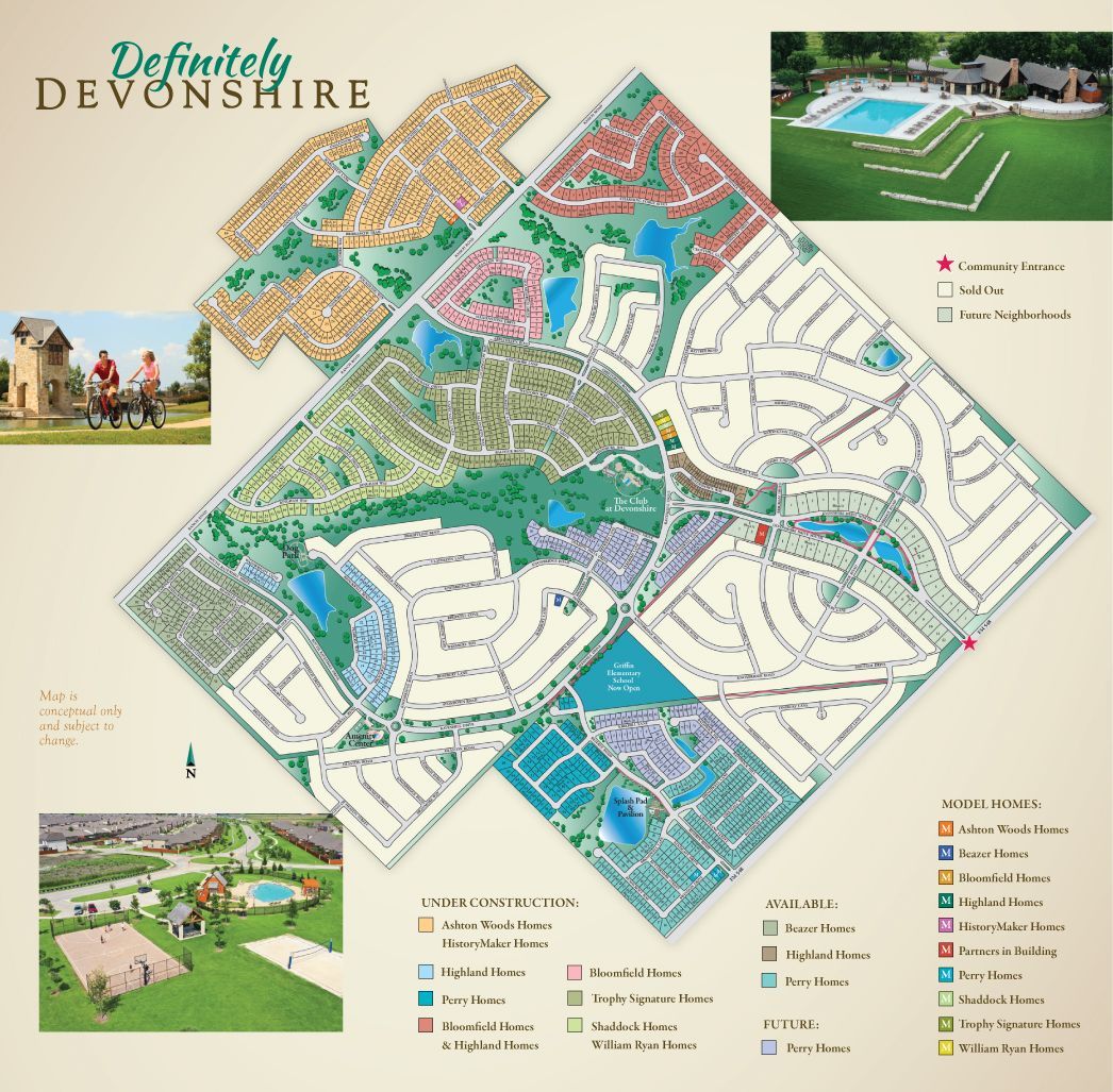 Devonshire Community Map | Devonshire Living | Forney, TX 75126