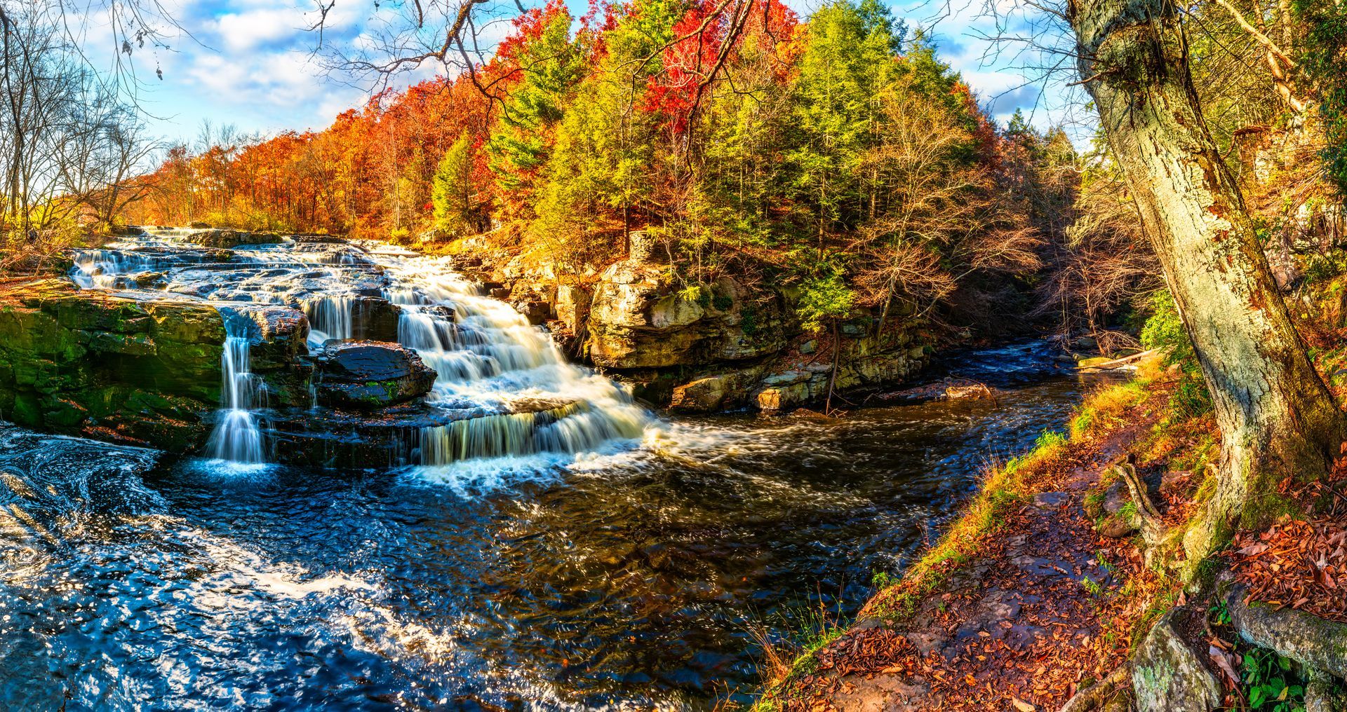 Panarama photo of the Poconos, Pennsylvania