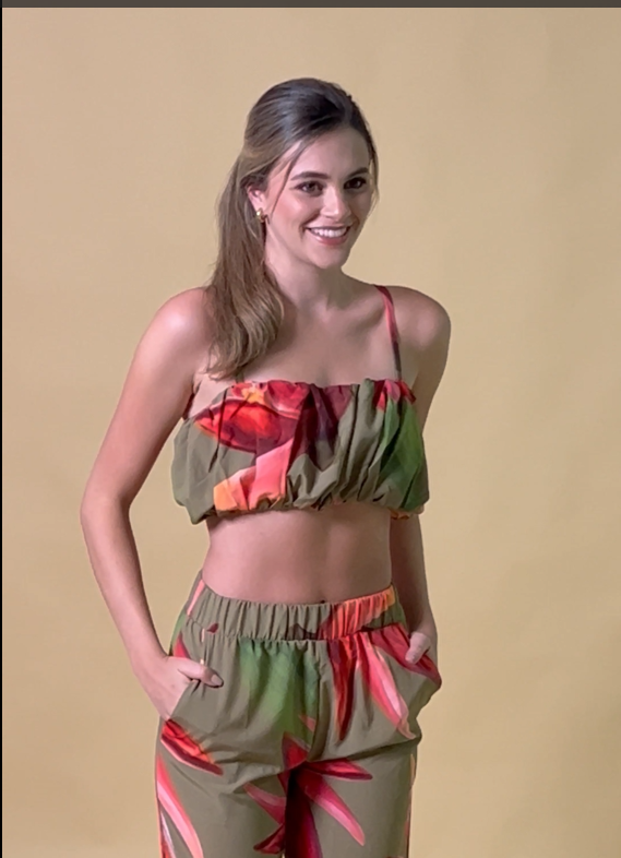 Top globo flor