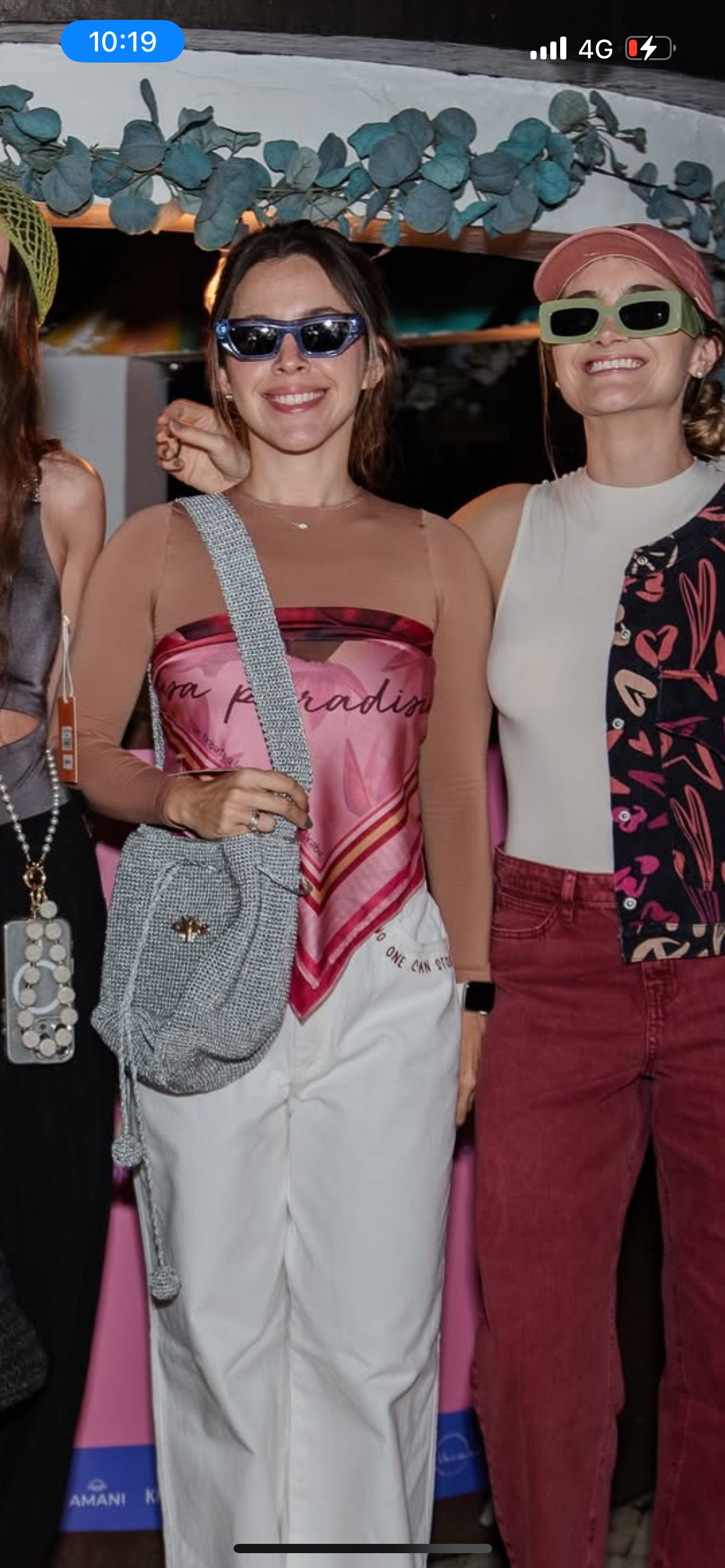 Pañuelo Flor de Plátano - Rosado