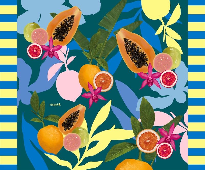 Pareo Frutas Tropicales