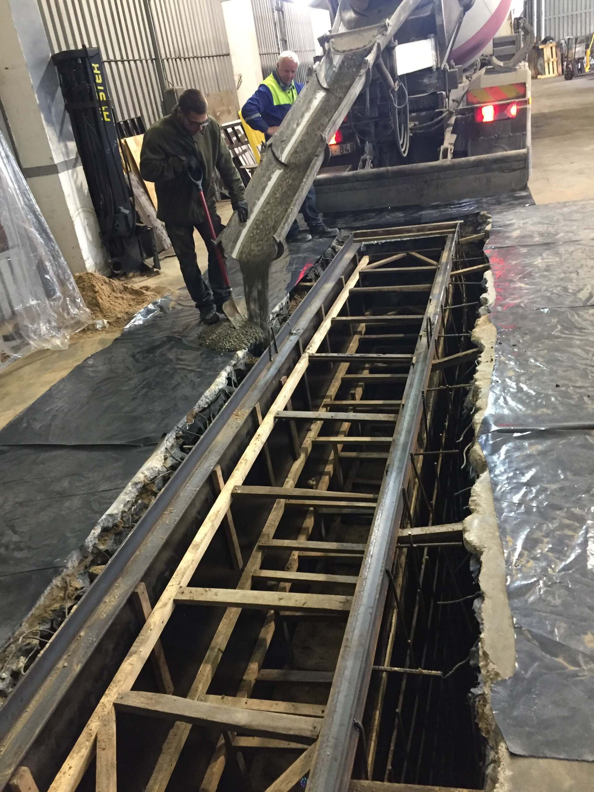 Monolitinių sienų betonavimas