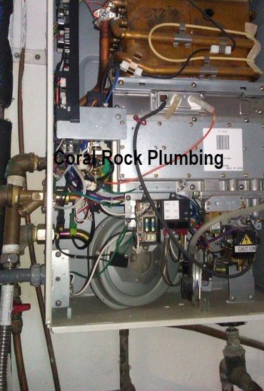 Gas tankless hot water heater