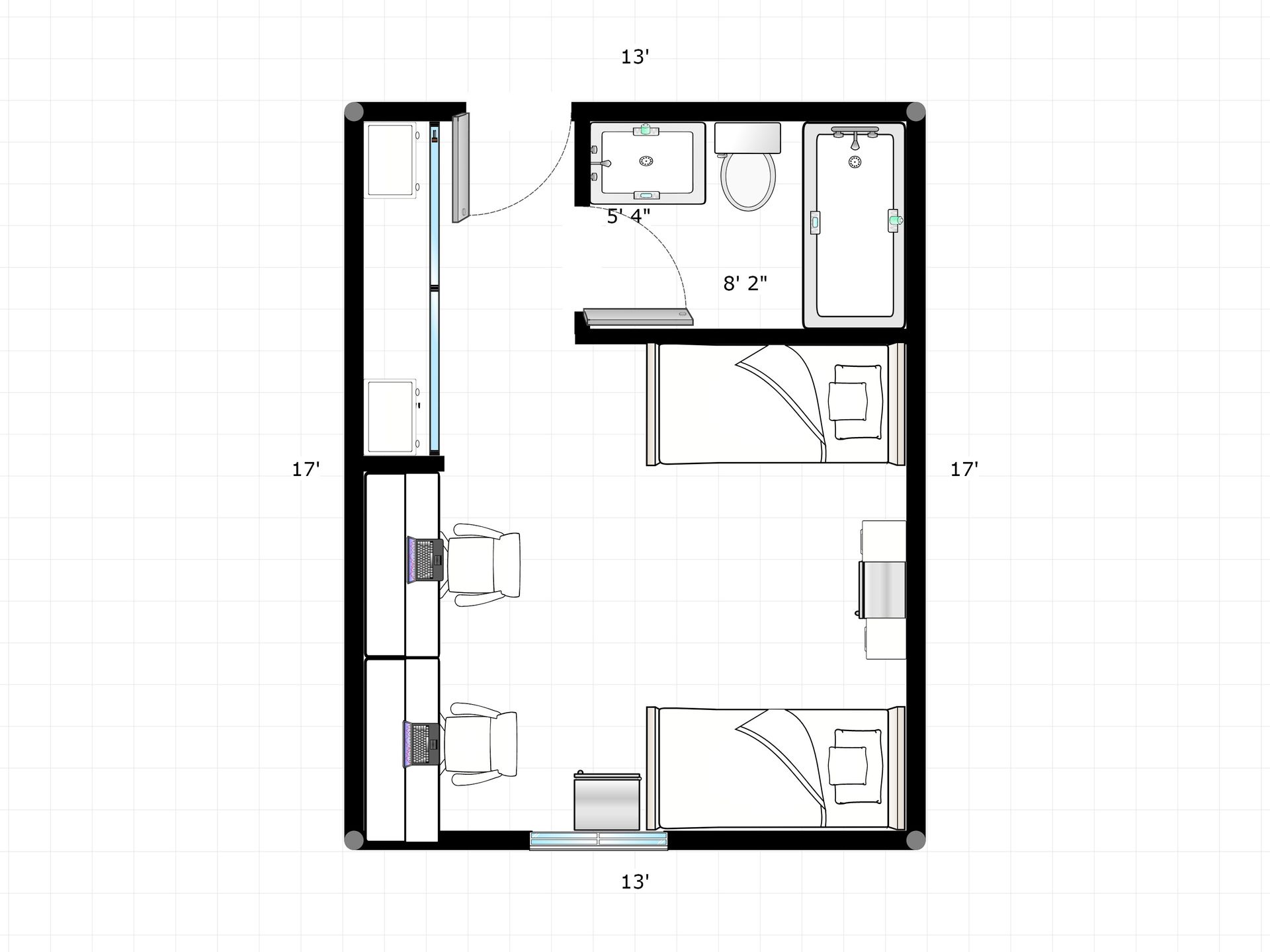 Dixie Cove student housing in St. George offers Utah Tech off-campus housing with spacious private and shared bedrooms. Features in-unit laundry, a pool, hot tub, and social common areas. Ideal off-campus housing in St. George for students