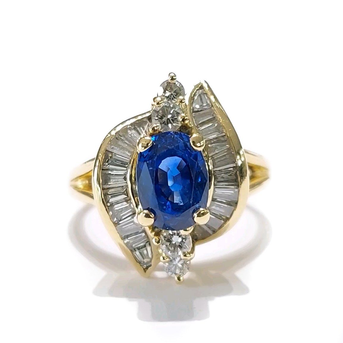 Sapphire and Diamond Ring