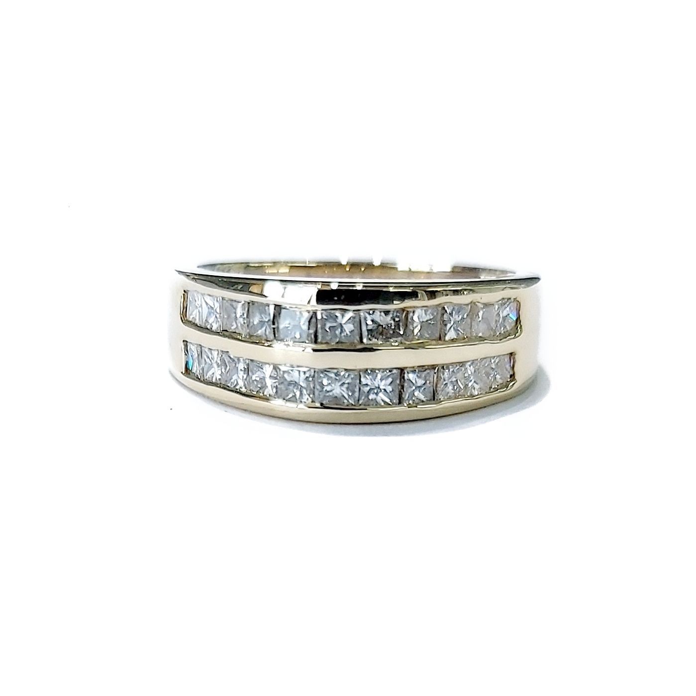Diamond Double Row Ring