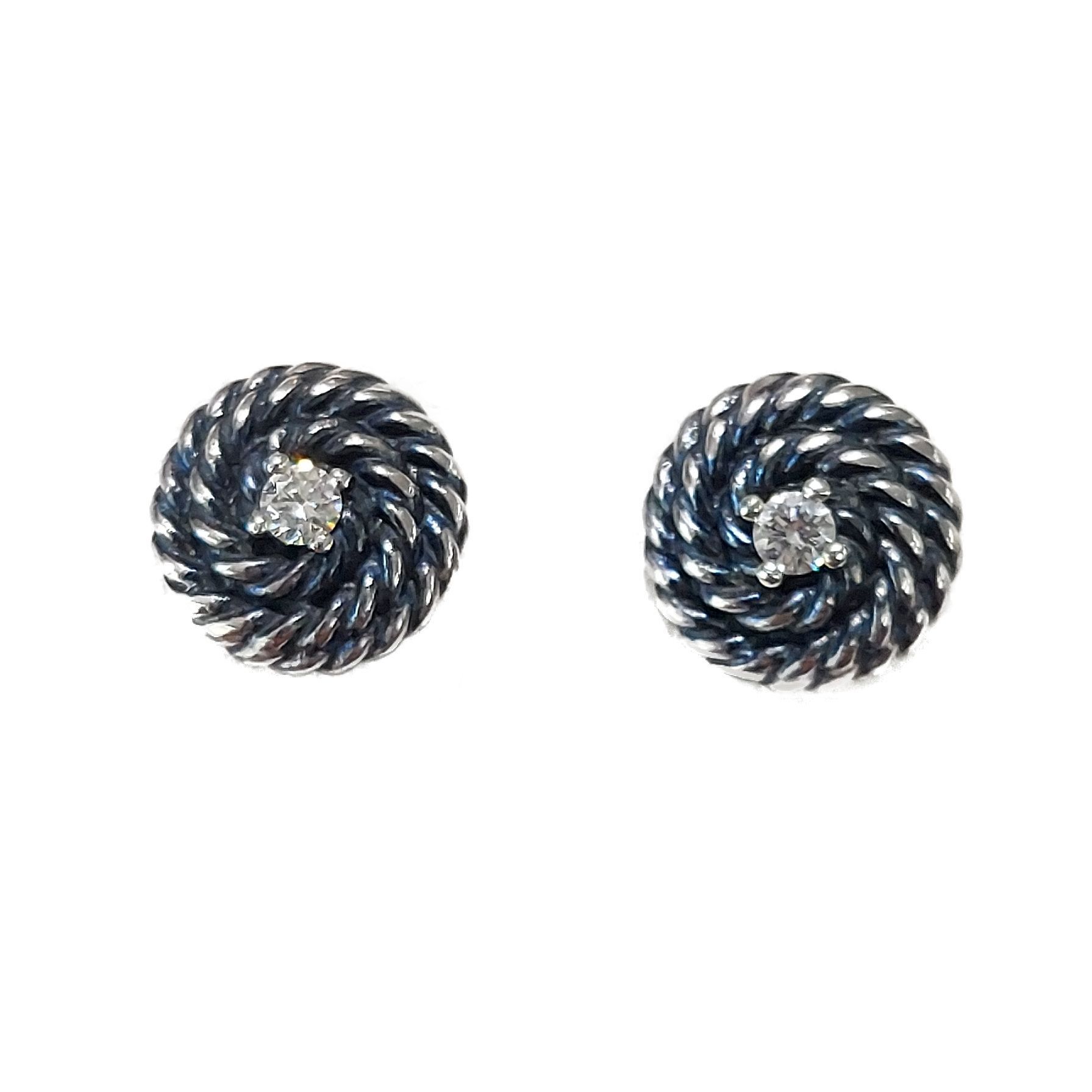 David Yurman Diamond Earrings