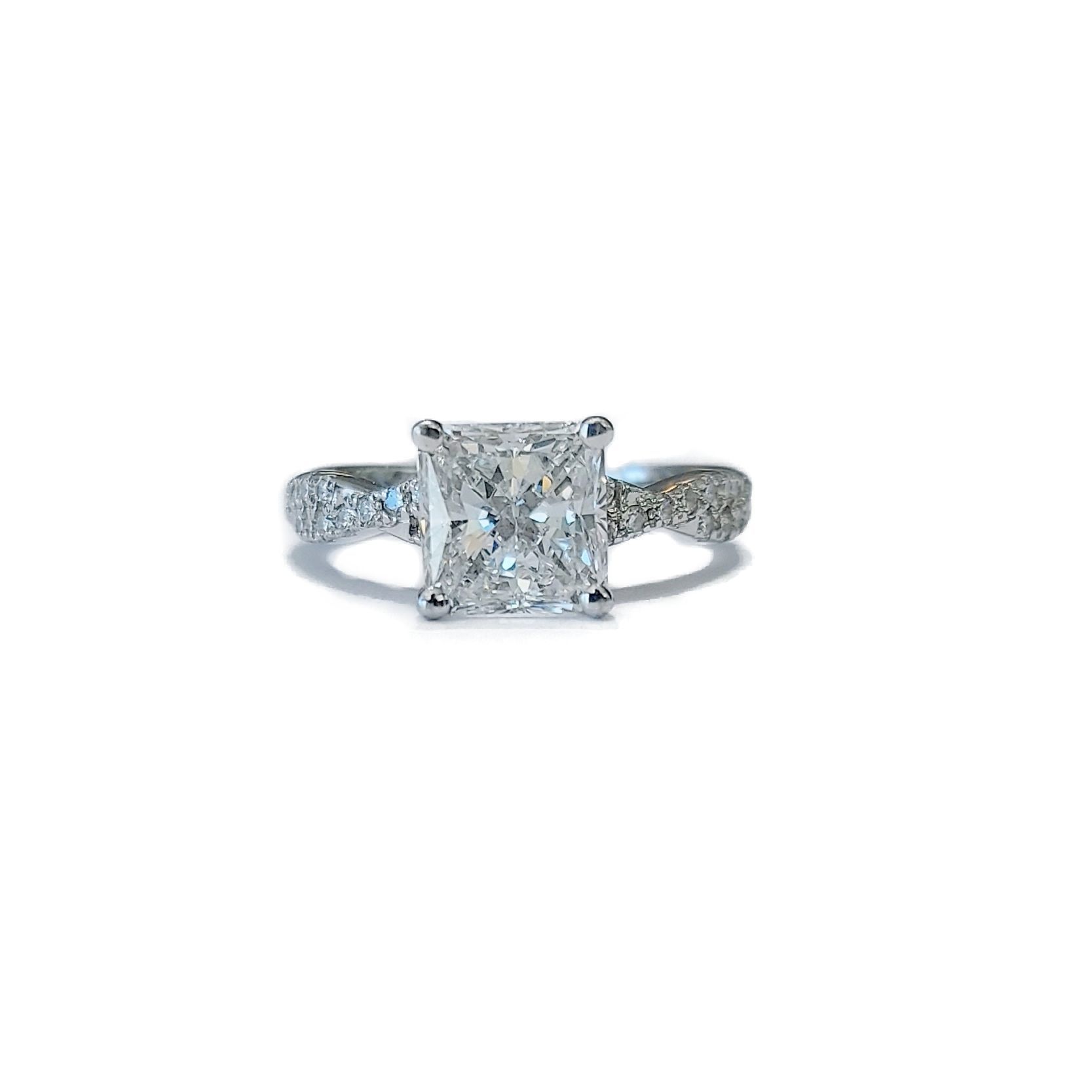 Radiant Cut Engagement Ring