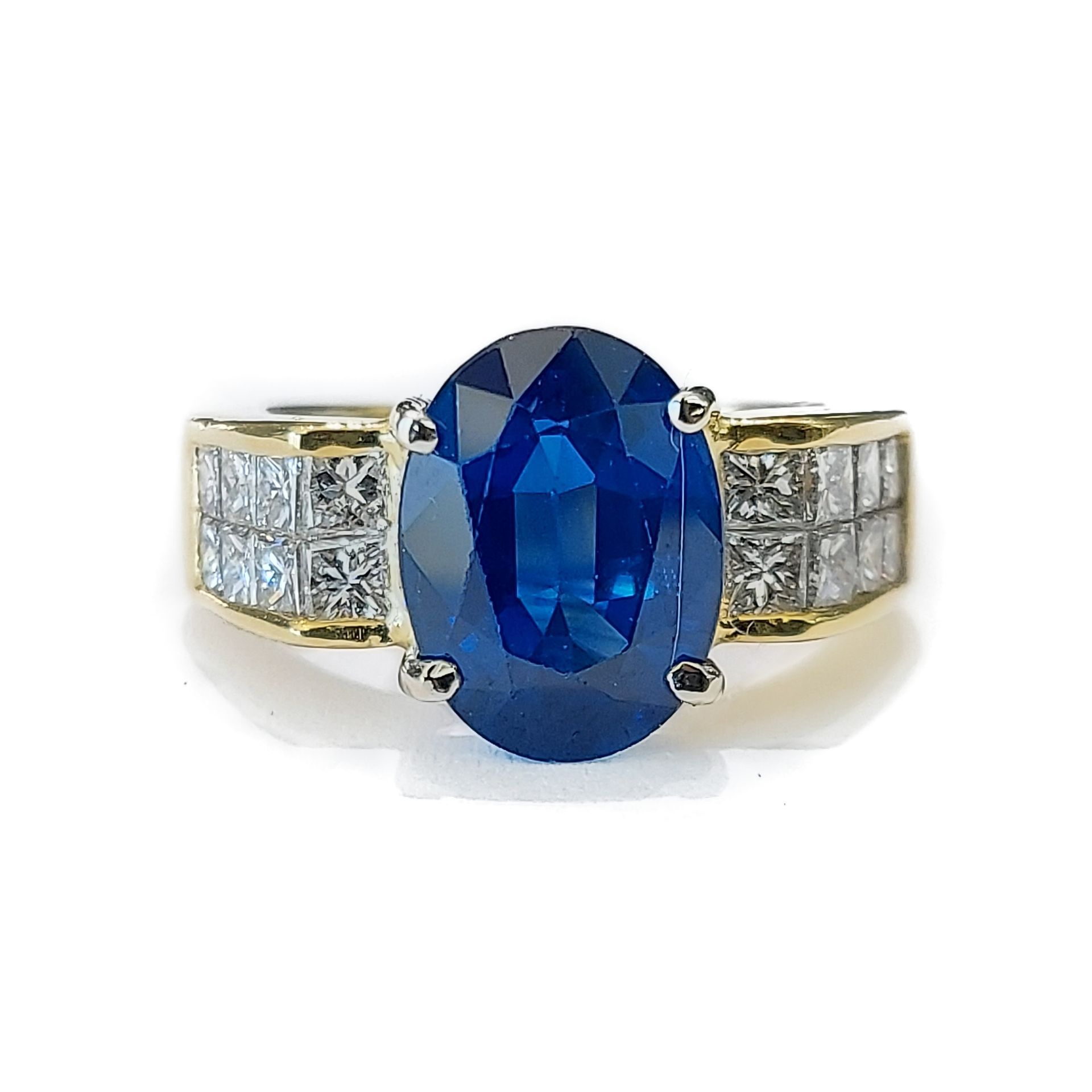 Oval Sapphire Ring