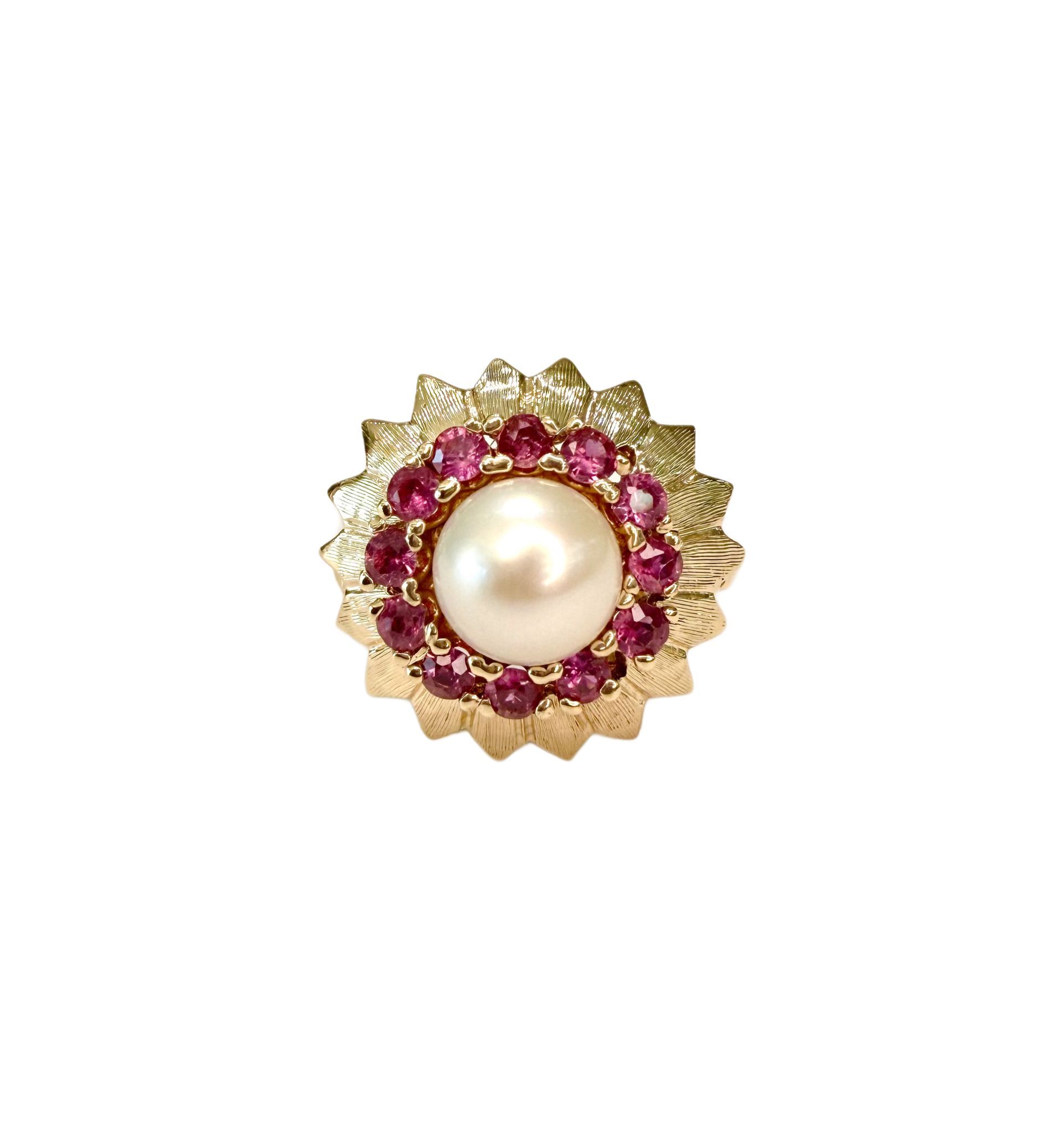 Pearl and Ruby Ring