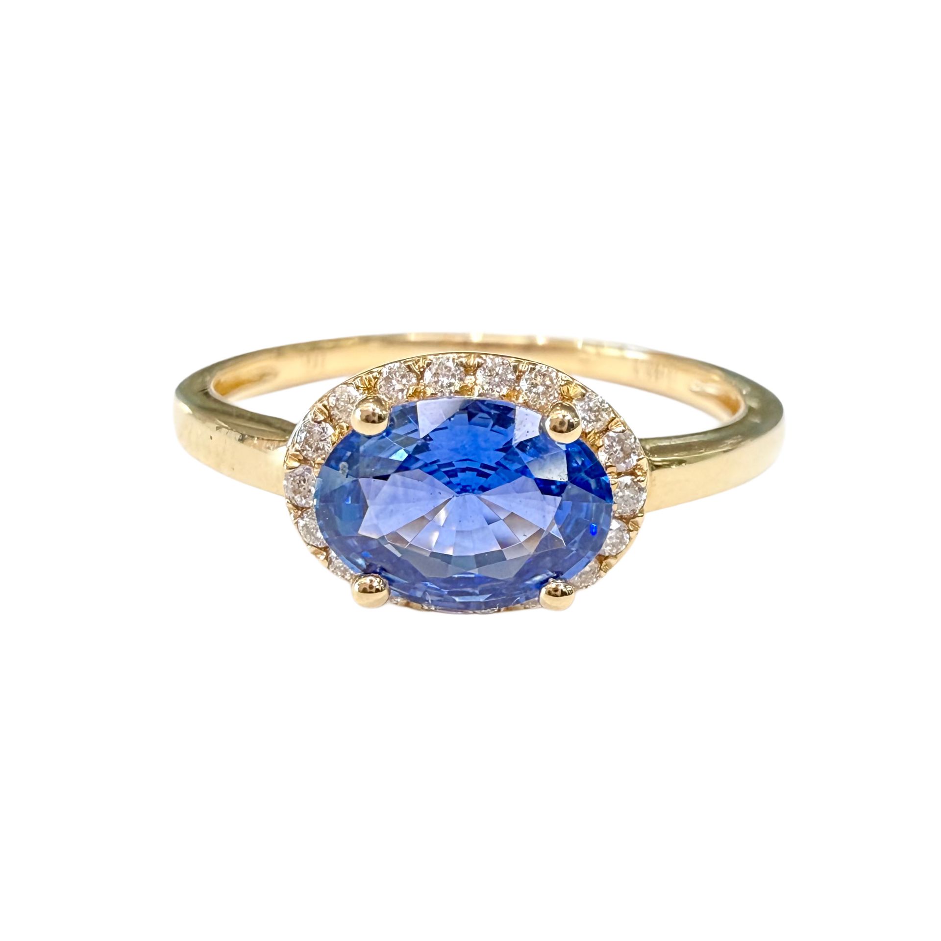 Sapphire and Diamond Ring