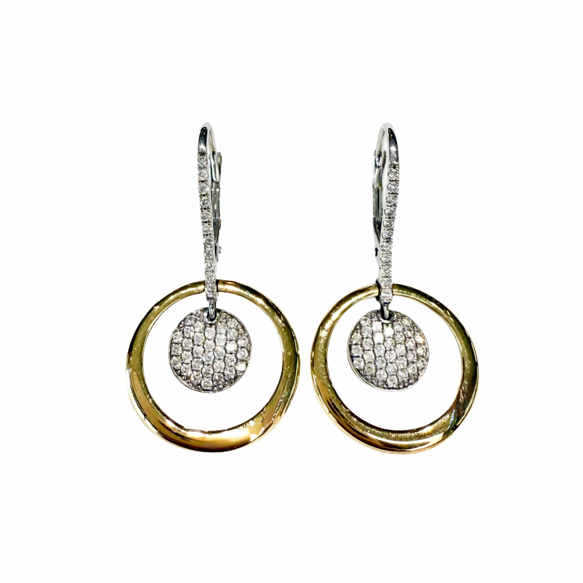 Diamond Dangle Earrings
