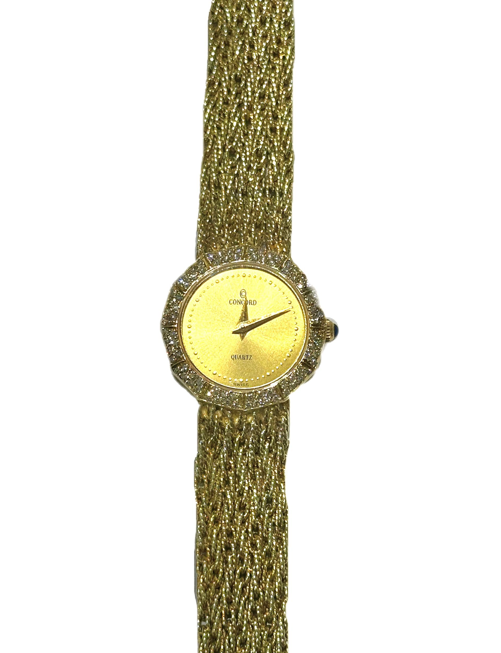 Gold Concord Watch