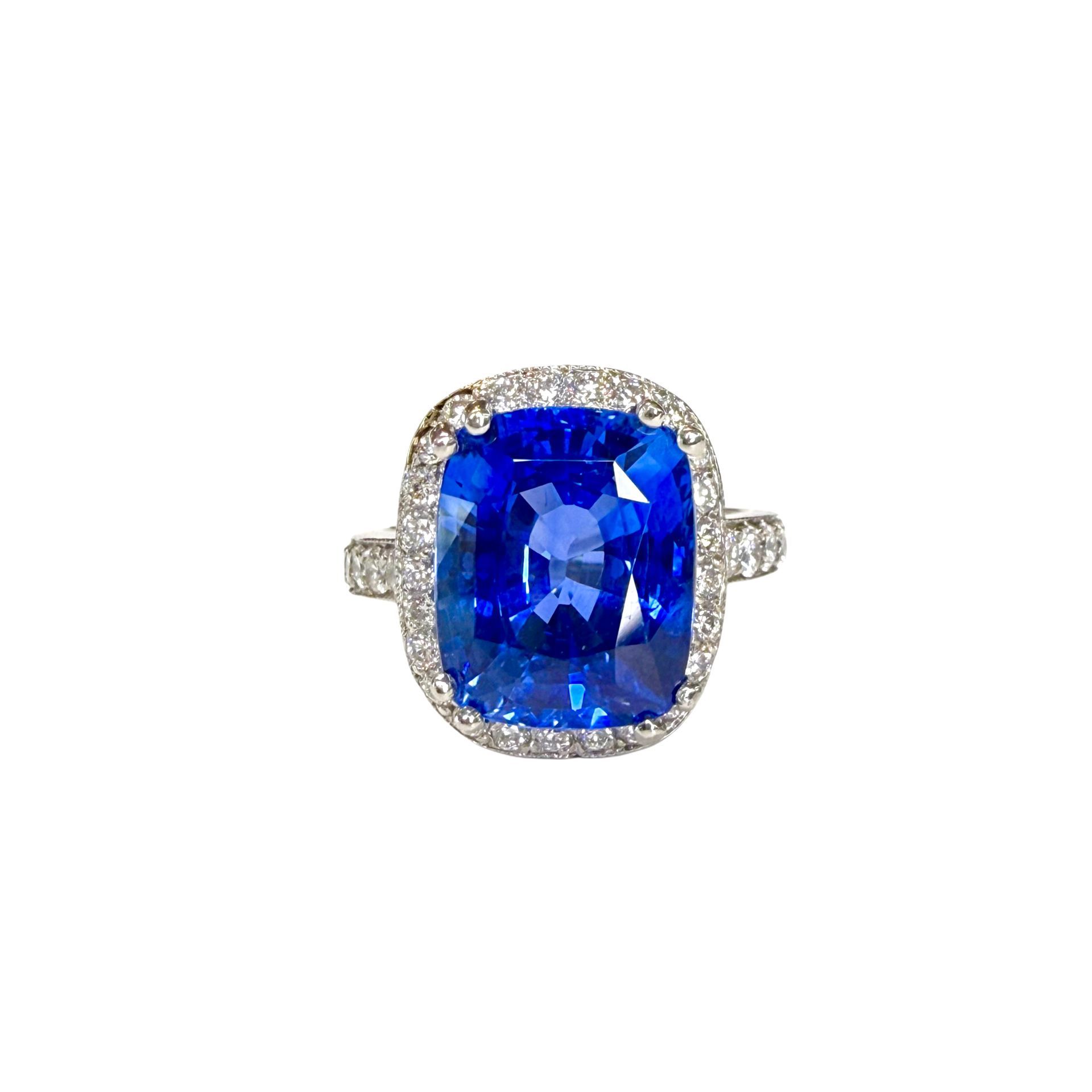 Sapphire and Diamond Ring