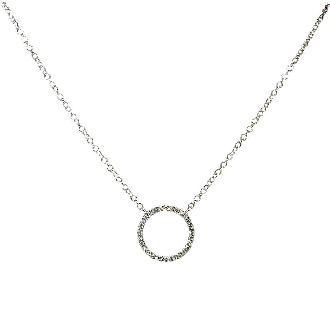 Diamond Circle Pendant