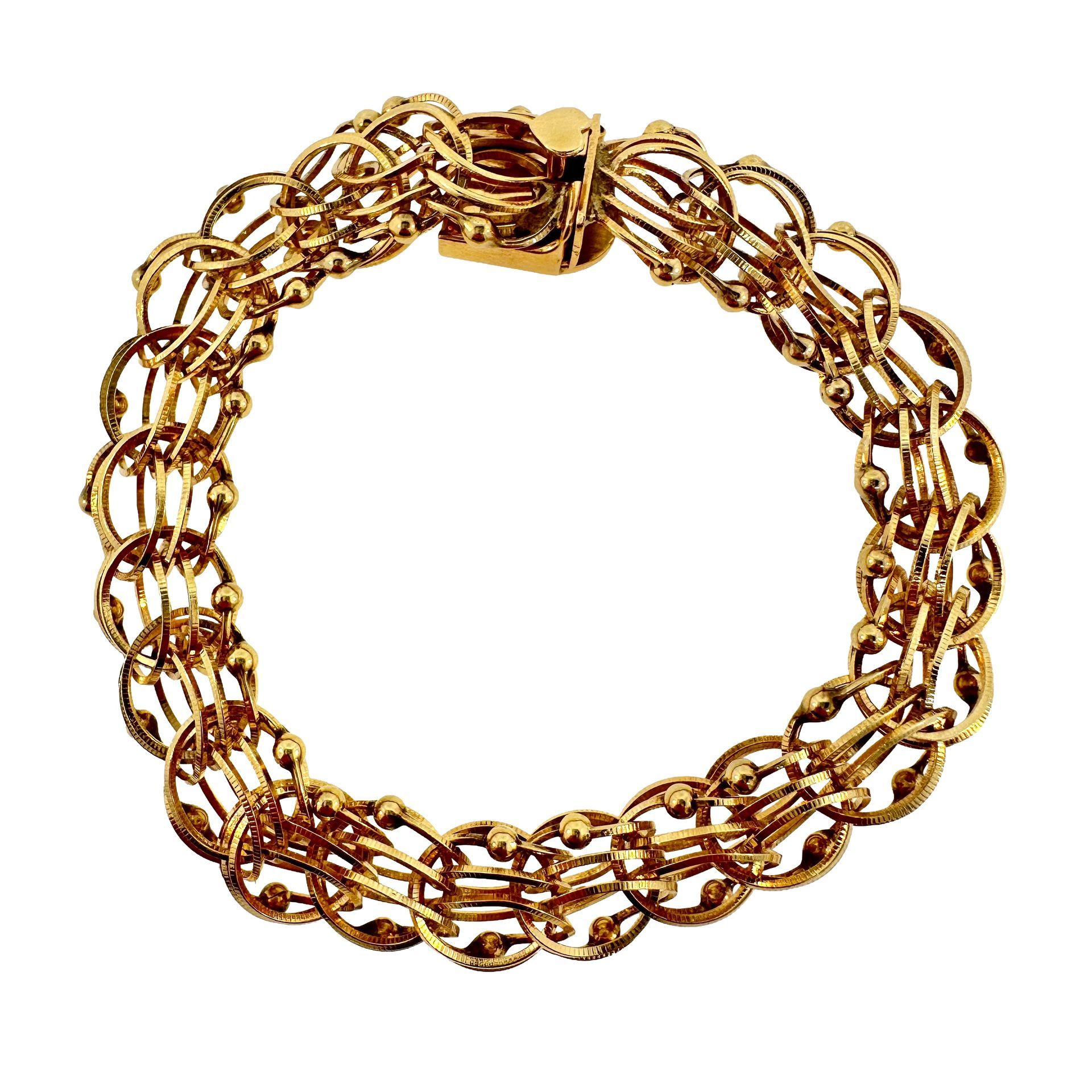 Gold Double Rope Bracelet
