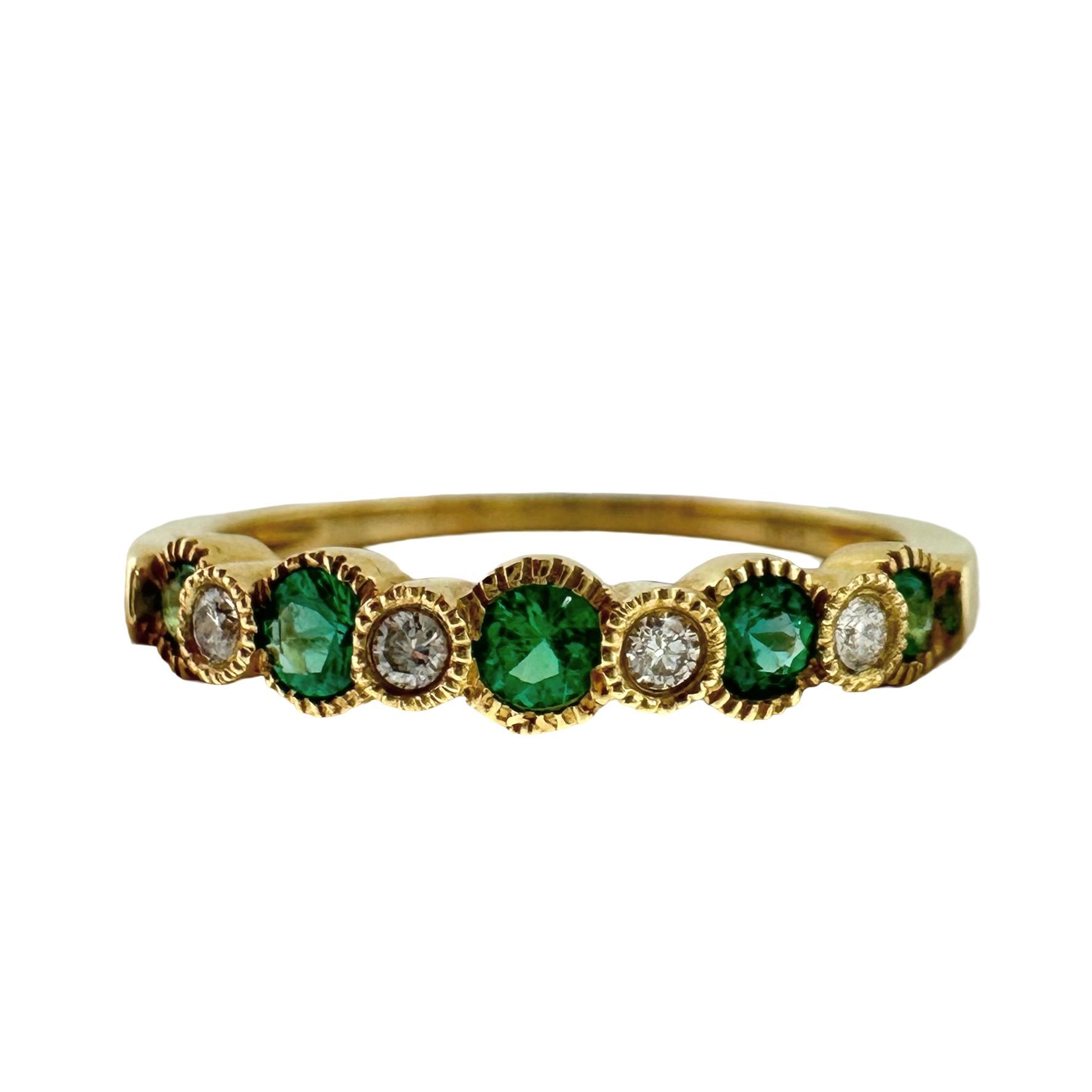 Emerald & Diamond Ring