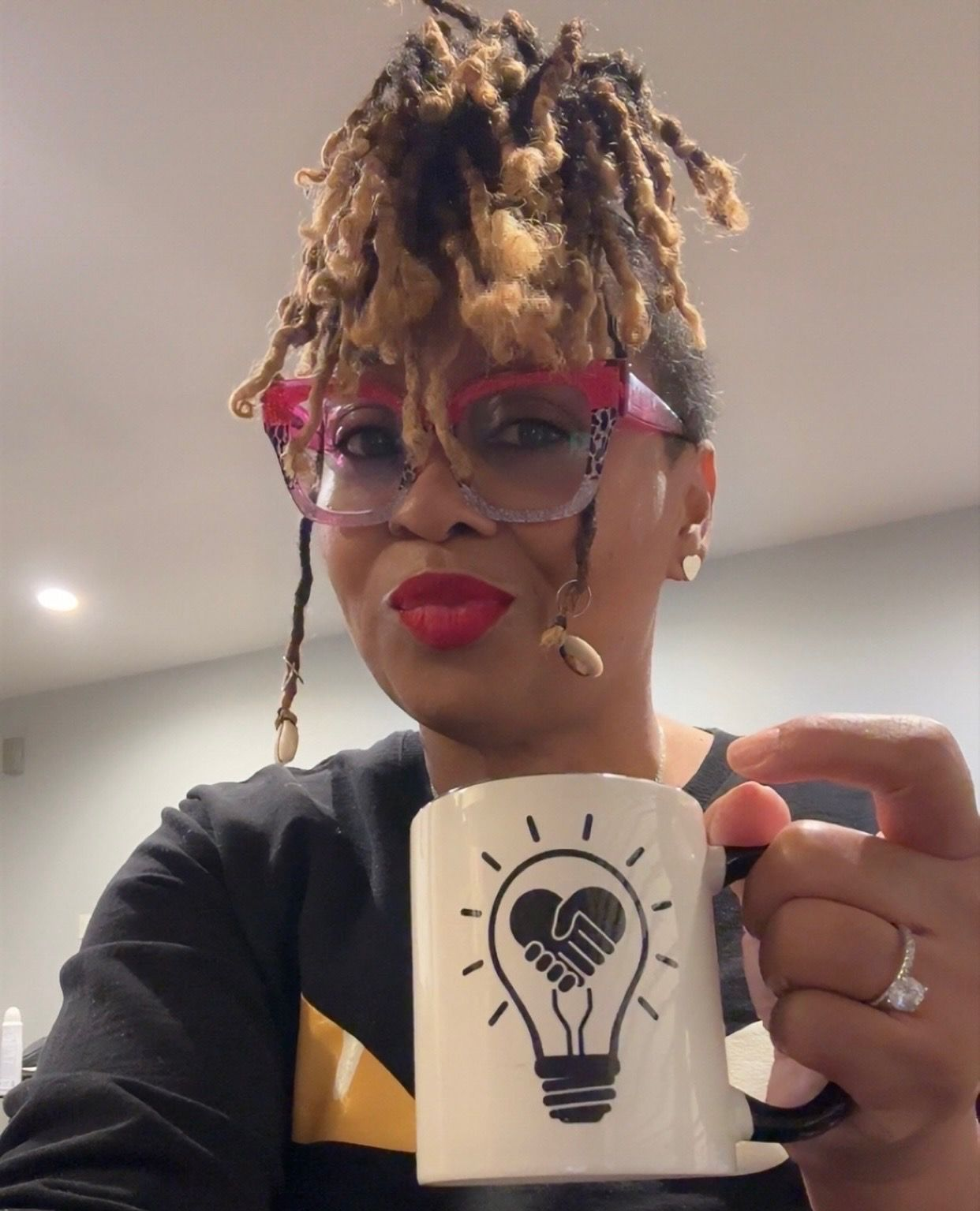 ASL Interpreter with iCU Community Founder at Juneteenth