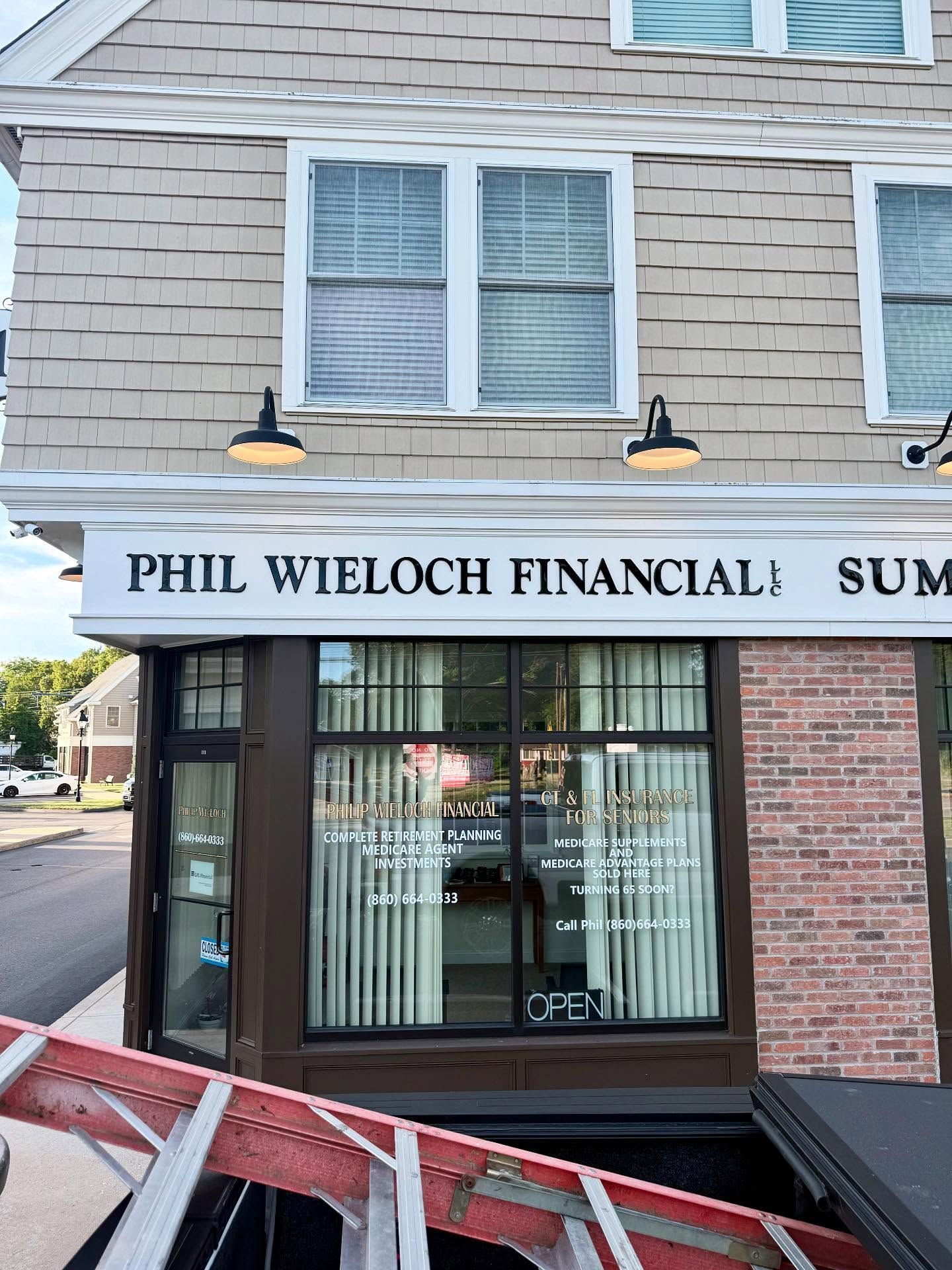 Building facade with