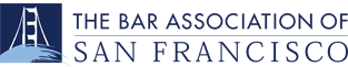 A logo for the bar association of san francisco