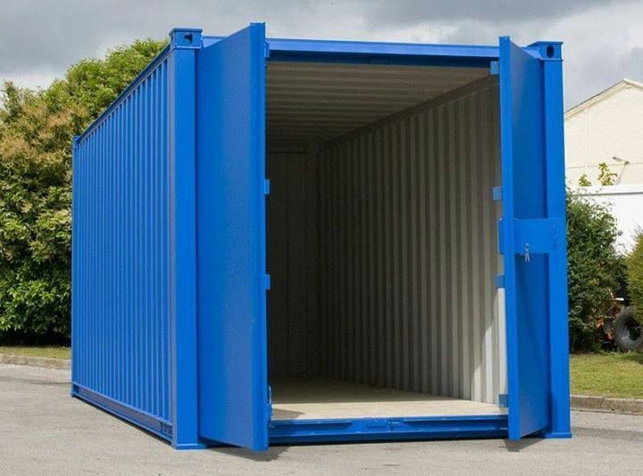 Blue Container Storage — Dawson Moving & Storage NQ in Mount St John, QLD