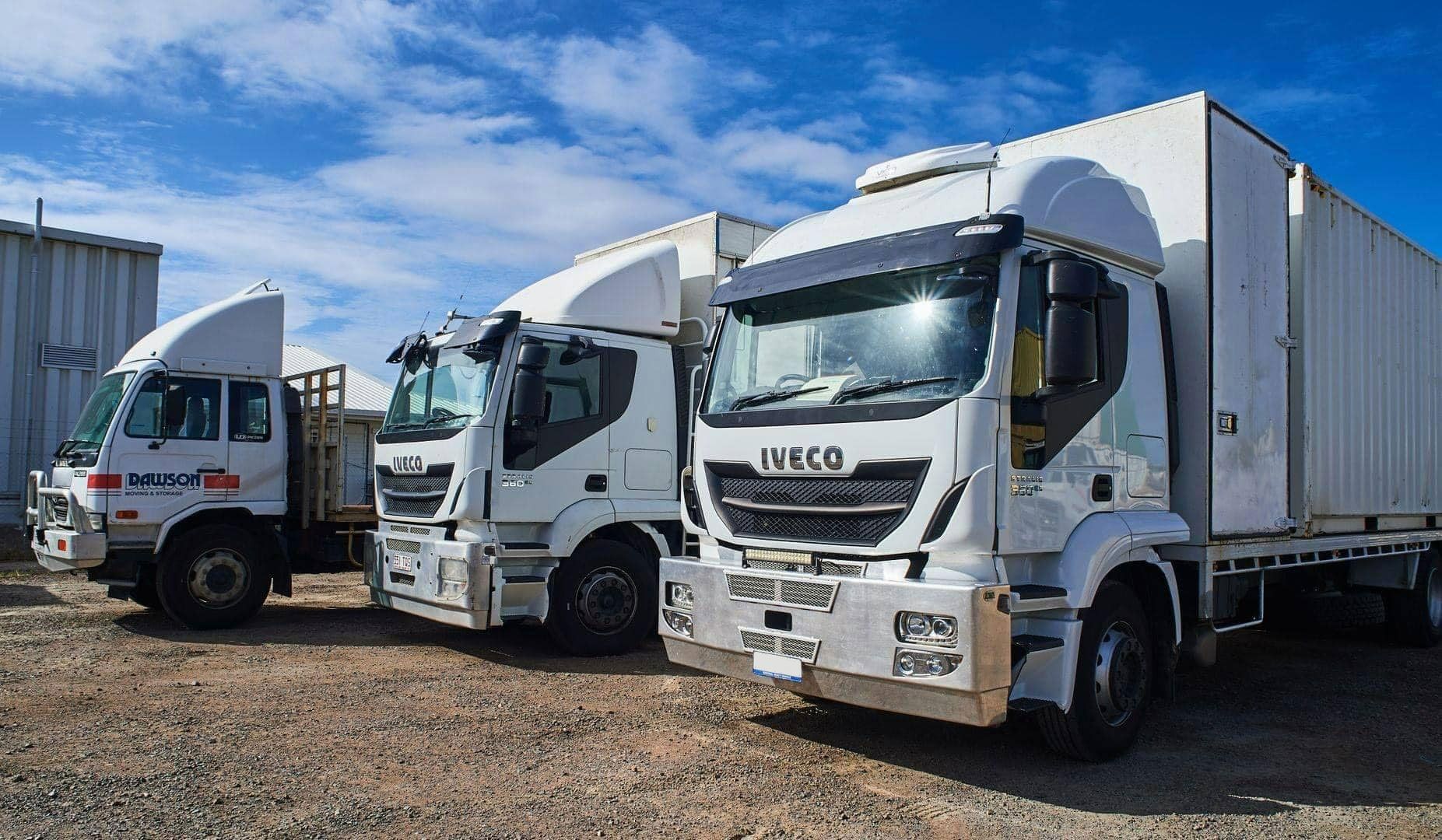 Dawson Moving & Storage NQ Fleet For Moving