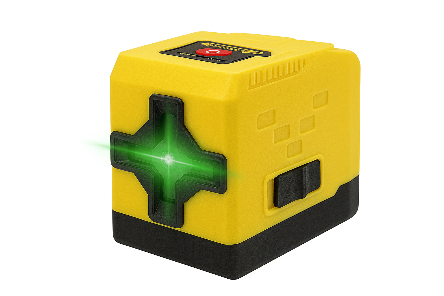 Nível laser de linha autonivelante — projeção horizontal e vertical para obras