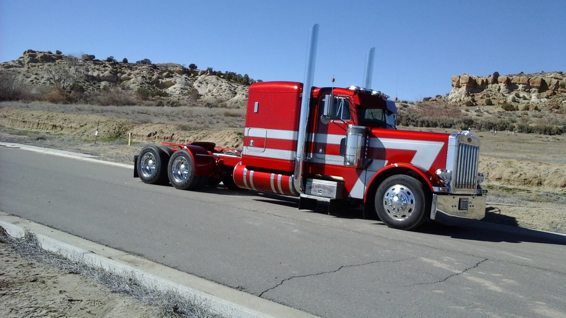 Red Truck on the Road — Bloomfield, NM — J AMRS Inc