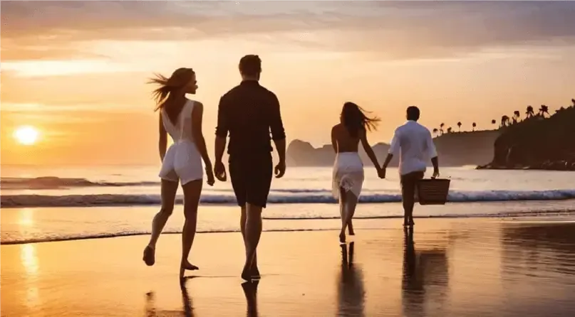 Modern two-story house with white exterior, wood accents, and large windows, next to a waterway.