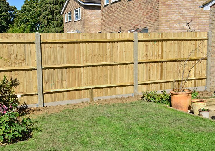 wooden fence install