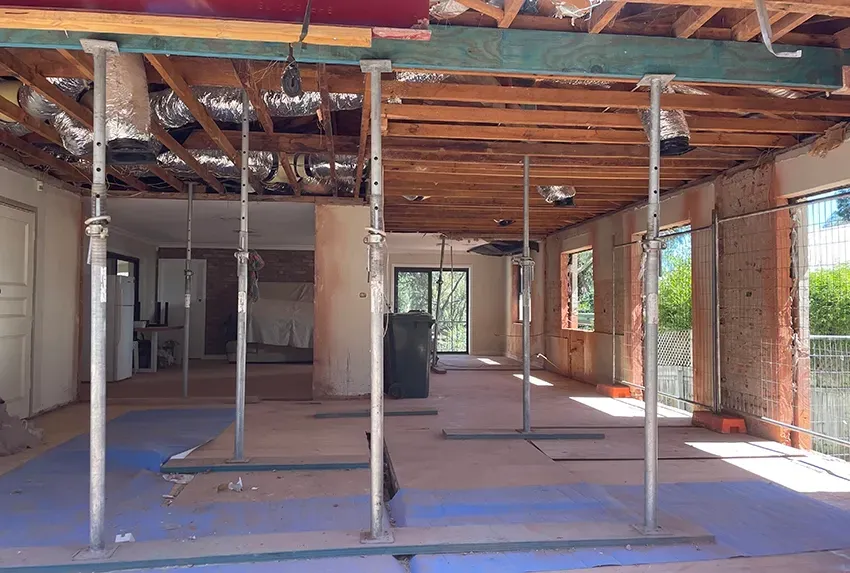 A Home Extension Under Construction — Straight up Building Projects in Weston Creek, ACT