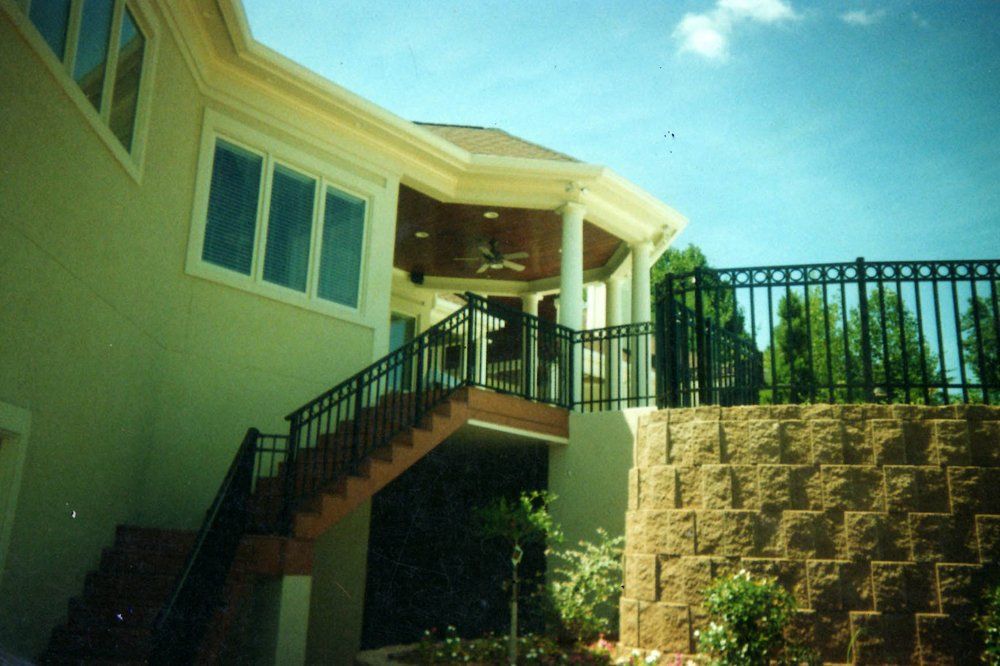 Very Nice Handrail — Vale, NC — Catawba Valley Fence