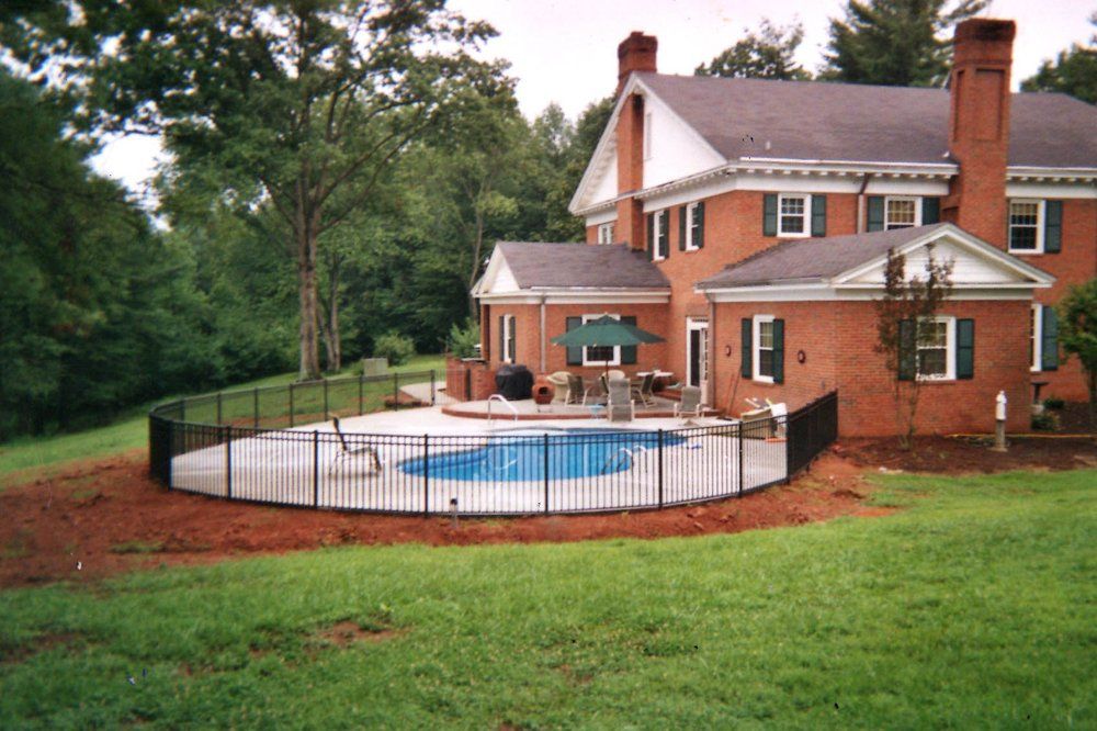 Pool Aluminum Fence — Vale, NC — Catawba Valley Fence