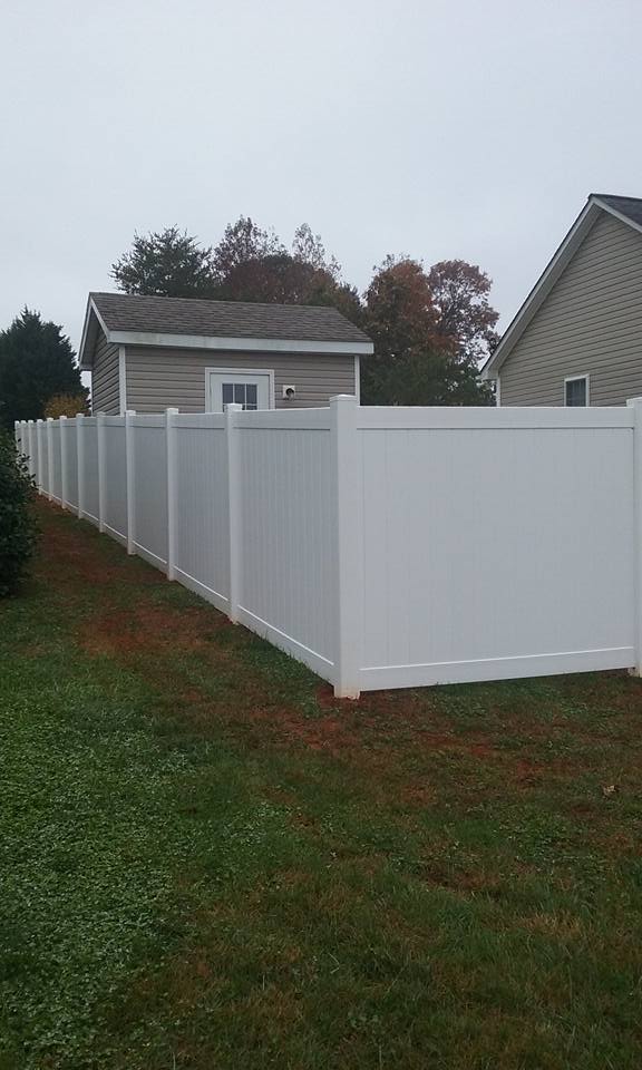 Clean Residential Wood Fence — Vale, NC — Catawba Valley Fence