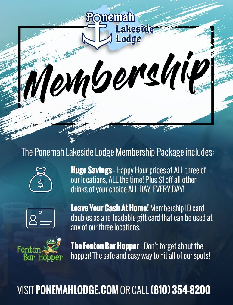 Ponemah Lakeside Lodge Membership