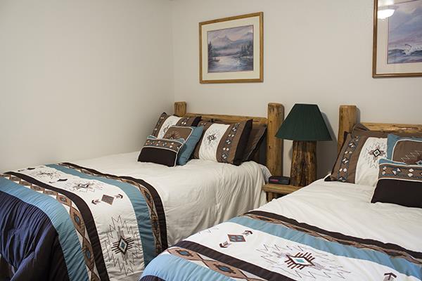 Two double bed with beautiful covers