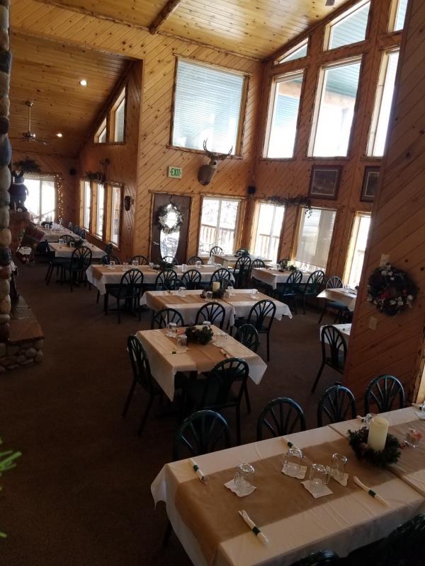 Restaurant tables and chairs